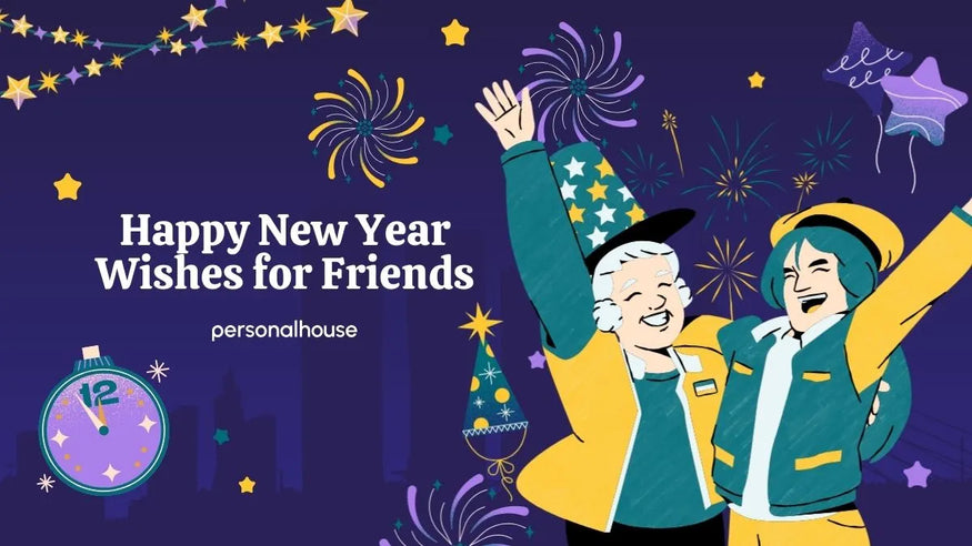100 Happy New Year Wishes for Friends To Cheer To Friendship