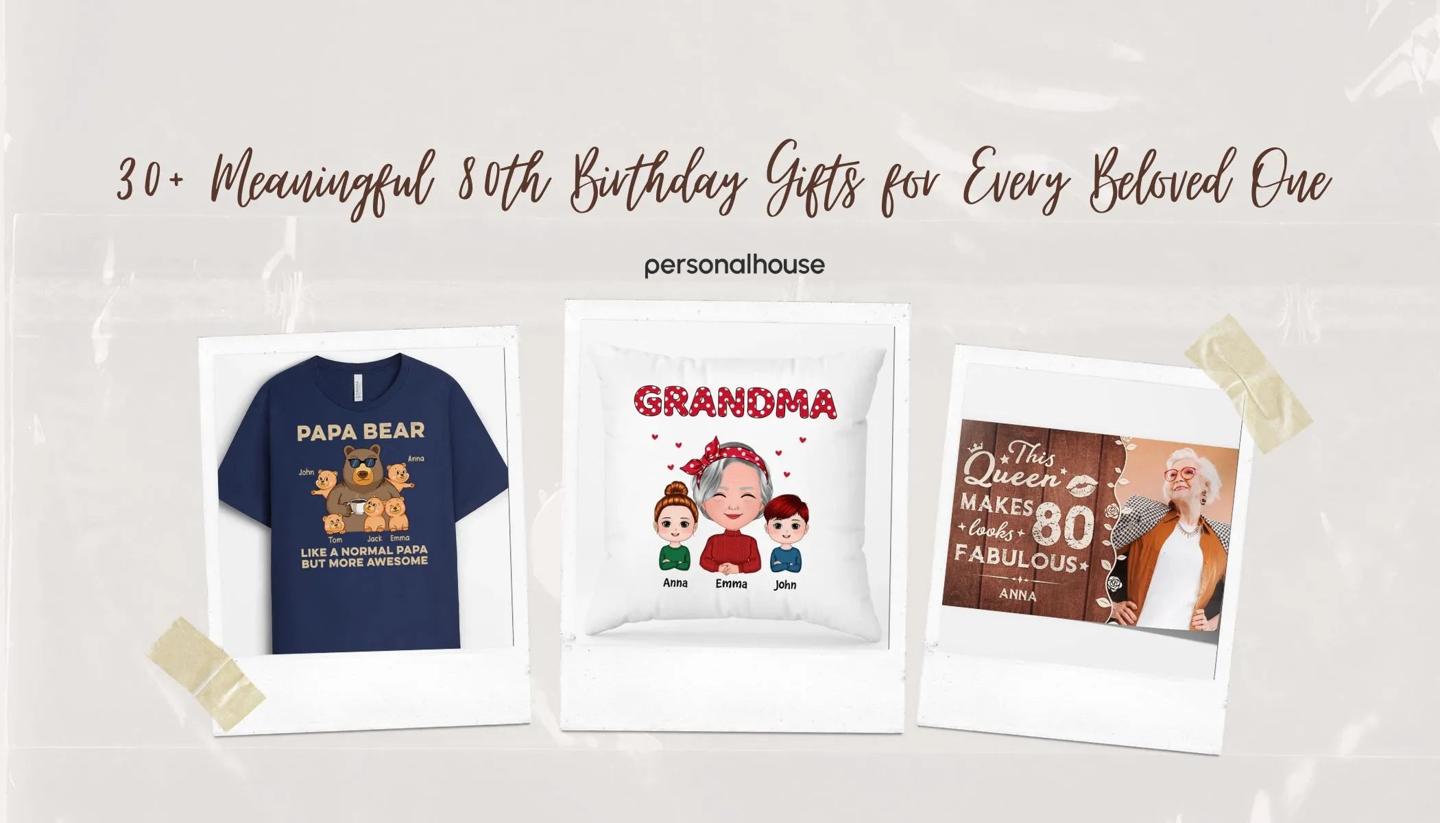 30+ Meaningful 80th Birthday Gift Ideas in 2024 - Personal House