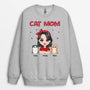 0479WUS2 Personalized Sweatshirt Gifts Cat Cat Lovers CatMom CatDaddy