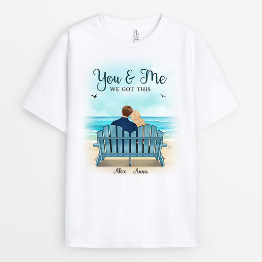 0482AUS1 Personalized T shirts Gifts Lovers Couple