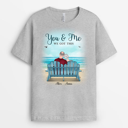 0482AUS2 Personalized T shirts Gifts Lovers Couple
