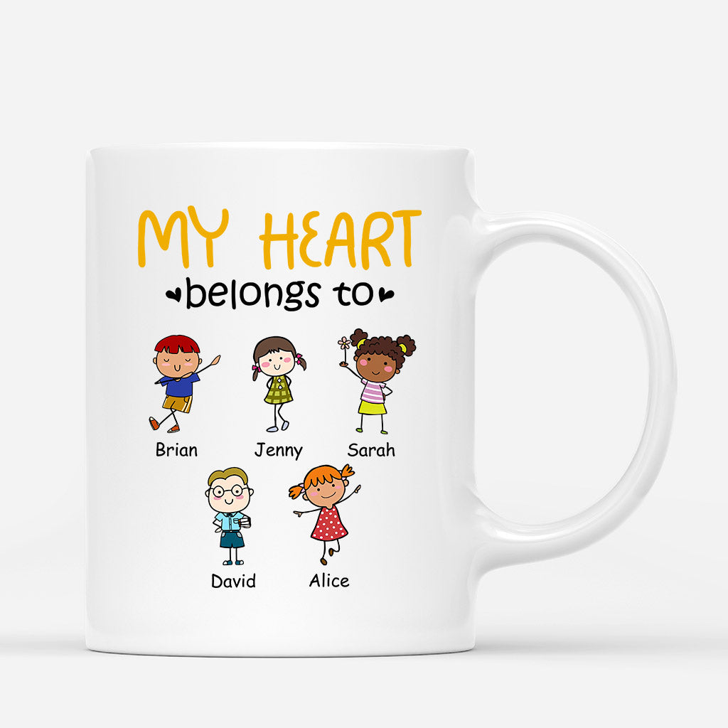0904MUS1 Personalized Mugs Gifts Kids Mom Dad Grandma Grandad