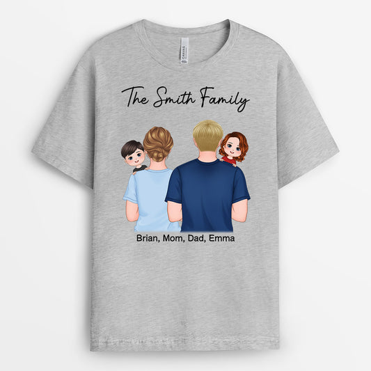 0946AUS2 Personalized T shirts Gifts Family Mom Dad Kids