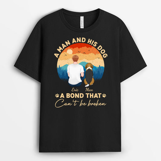 0949AUS1 Personalized T shirts Gifts Dog Human Dog Lovers