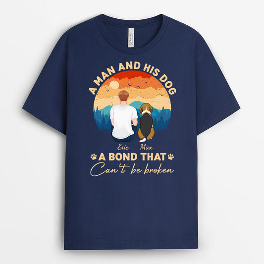 0949AUS2 Personalized T shirts Gifts Dog Human Dog Lovers