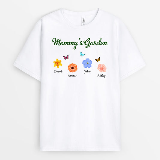0971AUS2 Personalized T shirts Gifts Flowers Grandma Mom