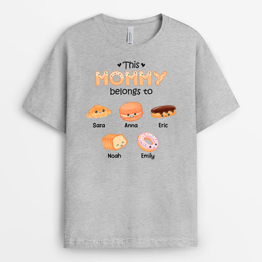 0992AUS2 Personalized T shirts Gifts Kids Grandma Mom