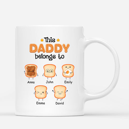 1002MUS1 Personalized Mugs Gifts Bread Grandpa Dad