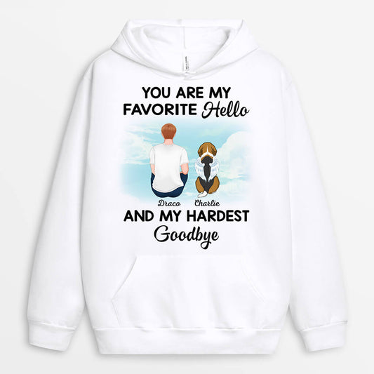 1028HUS2 Personalized Hoodies Gifts Memorial Dog Lovers