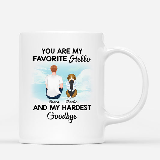 1028MUS1 Personalized Mugs Gifts Memorial Dog Lovers