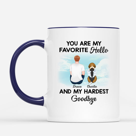 1028MUS2 Personalized Mugs Gifts Memorial Dog Lovers