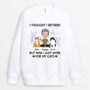 1046WUS2 Personalized Sweatshirt Gifts Retirement Cat Cat Lovers