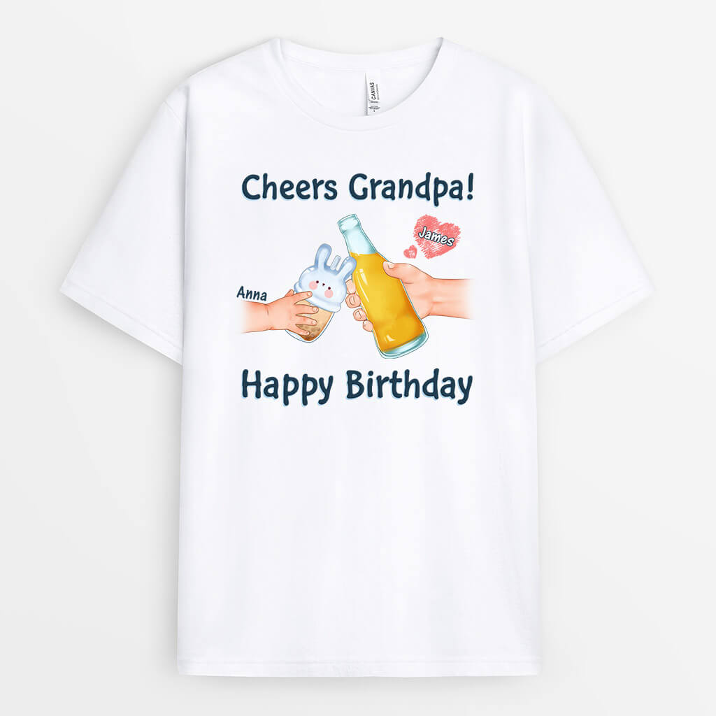 1047AUS2 Personalized T shirts Gifts Grandpa Dad
