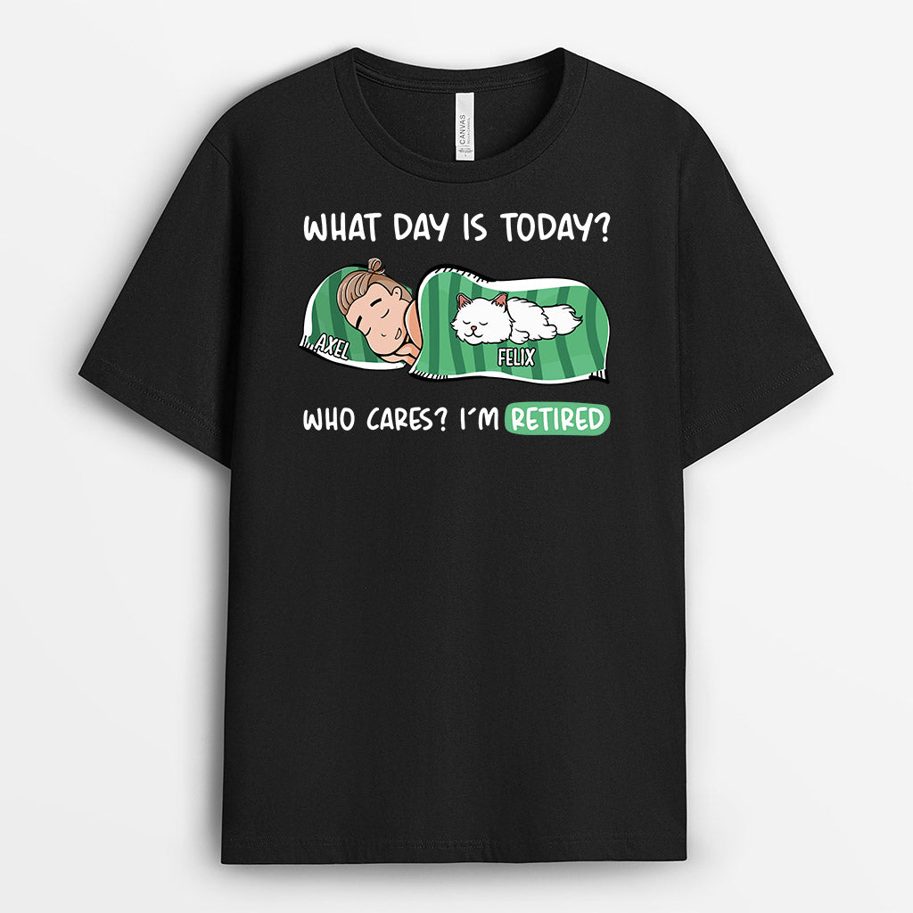 1051AUS1 Personalized T shirts Gifts Retired Cat Lovers
