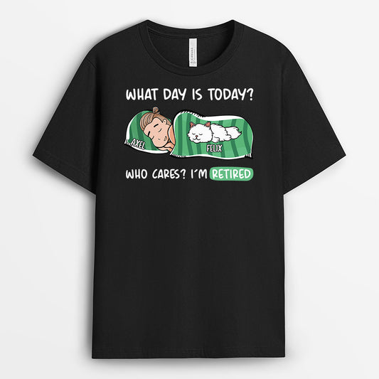 1051AUS1 Personalized T shirts Gifts Retired Cat Lovers