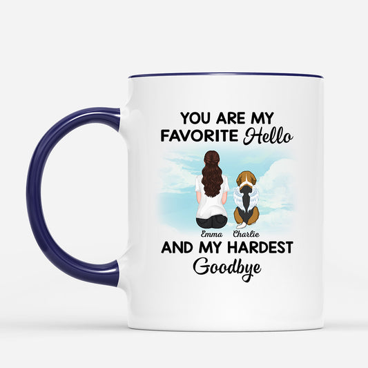 1052MUS2 Personalized Mugs Gifts Memorial Dog Lovers