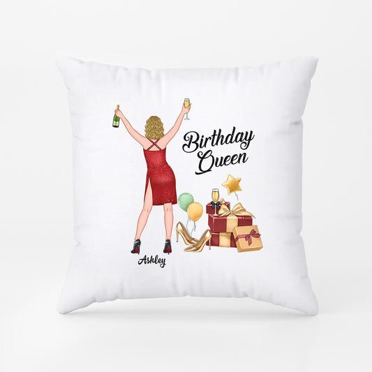 1054PUS1 Personalized Pillows Gifts Birthday Queen Her