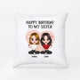 1055PUS1 Personalized Pillows Gifts Birthday Sister