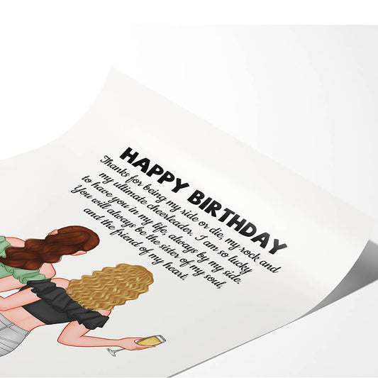 1056SUS2 Personalized Posters Gifts Birthday Sister