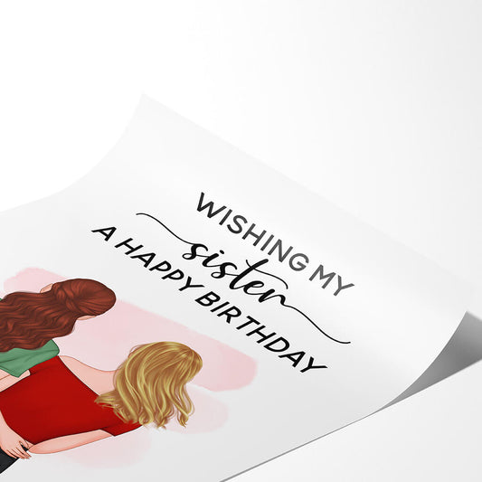 1071SUS2 Personalized Posters Gifts Birthday Sister