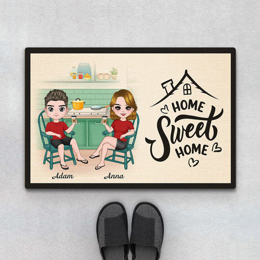 1077DUS1 Personalized Door Mats Gifts Home Housewarming Family