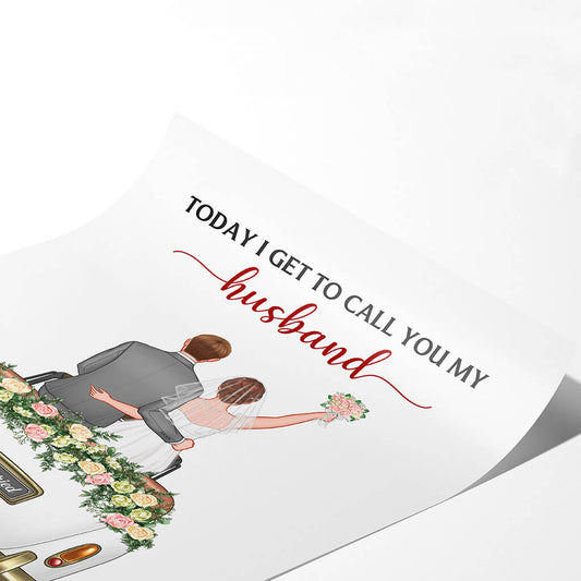 1104SUS2 Personalized Posters Gifts Wedding Groom
