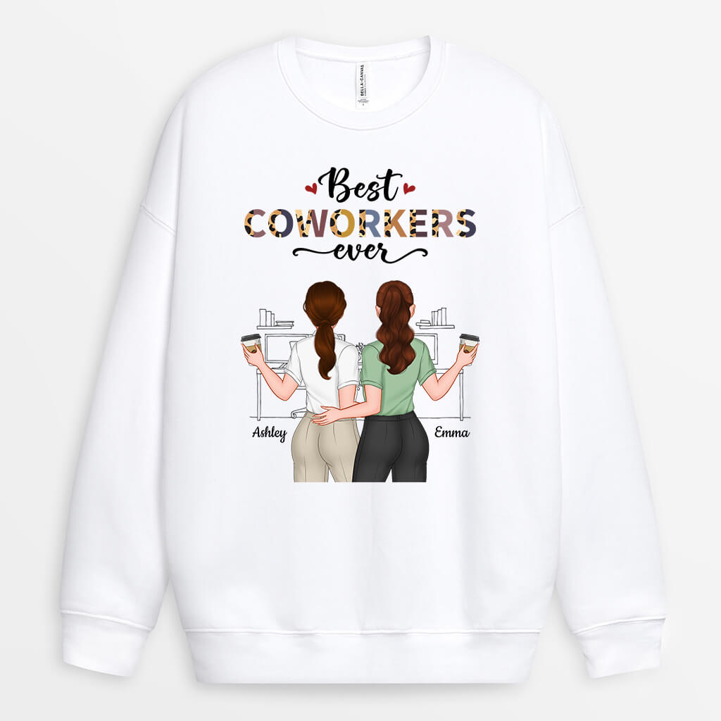 1121WUS2 Personalized Sweatshirts Gifts Coworker Coworkers Colleagues