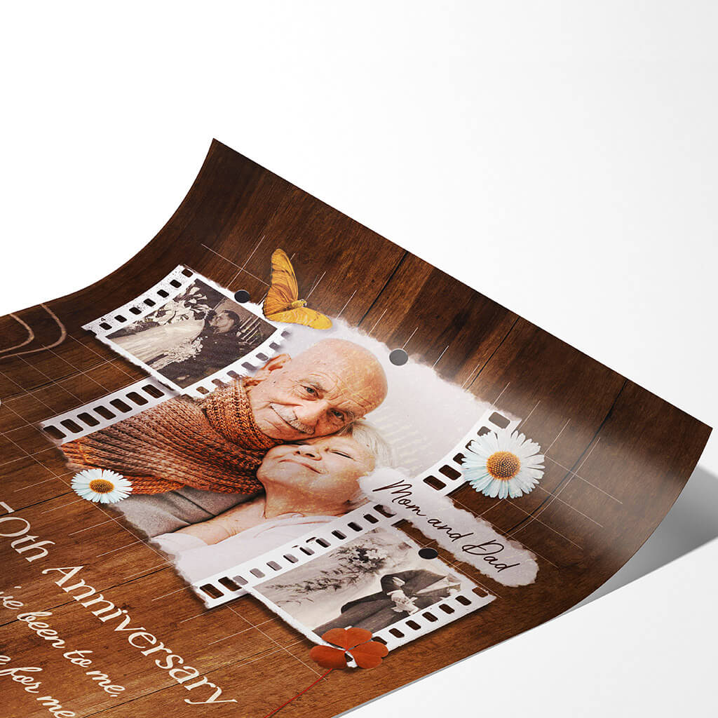 1132SUS2 Personalized Posters Gifts Anniversary Mom Dad Couples