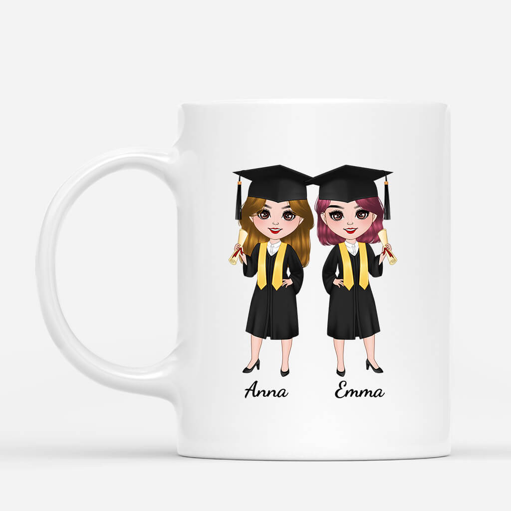 1144MUS2 Personalized Mugs Gifts Tassel Hassel Graduation Friends