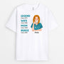1145AUS1 Personalized T Shirts Gifts Awesome Nurse Mom Her