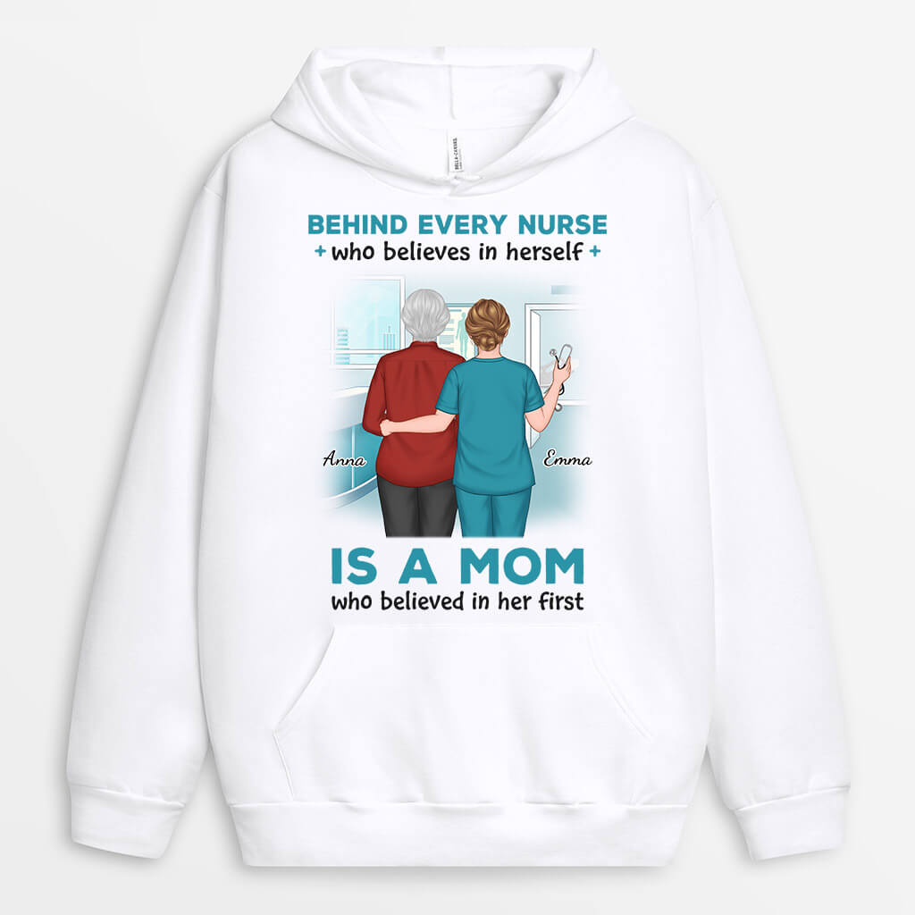 1146HUS2 Personalized Hoodies Gifts Nurse Mom Her