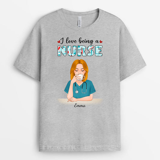 1149AUS1 Personalized T Shirts Gifts Nurse