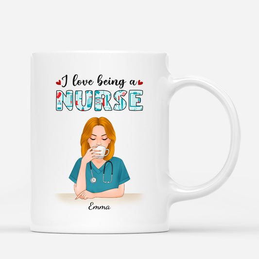 1149MUS1 Personalized Mugs Gifts Nurse