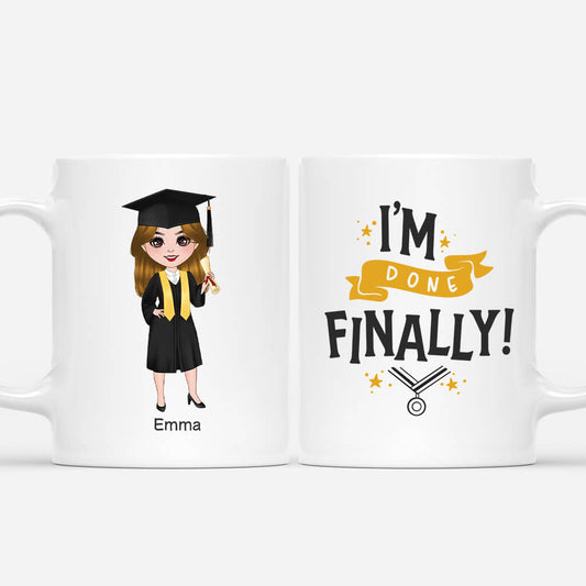 1155MUS1 Personalized Mugs Gifts Done Graduates