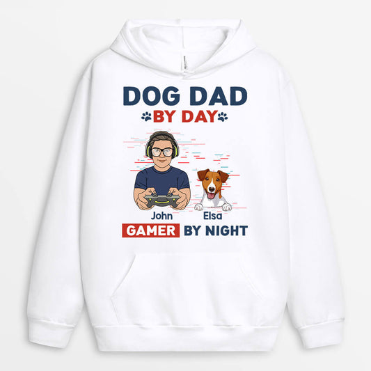 1161HUS1 Personalized Hoodies Gifts Game Dad DogLover