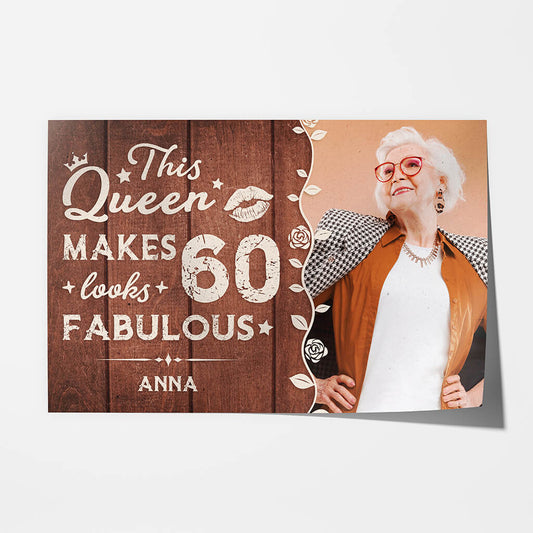 1165SUS1 Personalized Poster Gifts Birthday Gifts Grandparents 60