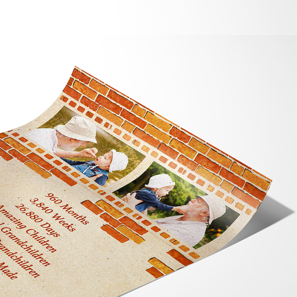 1169SUS2 Personalized Posters Gifts Celebrating Grandparents