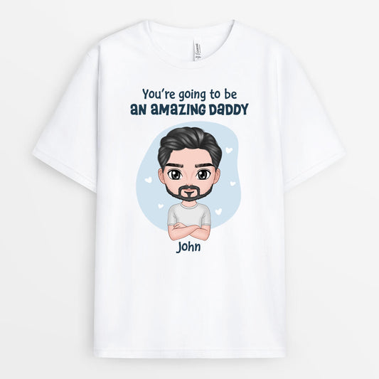 1172AUS1 Personalized T Shirts Gifts Amazing Dad