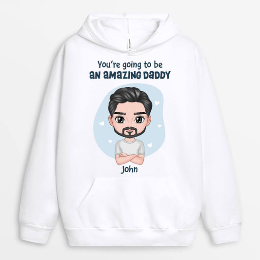 1172HUS1 Personalized Hoodie Gifts Amazing Dad