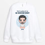 1172WUS1 Personalized Sweatshirt Gifts Amazing Dad