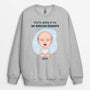 1172WUS2 Personalized Sweatshirt Gifts Amazing Dad