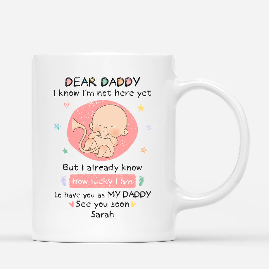 1174MUS1 Personalised Mugs Gifts Scan Love Dad