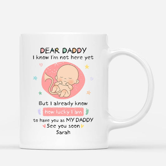 1174MUS1 Personalised Mugs Gifts Scan Love Dad