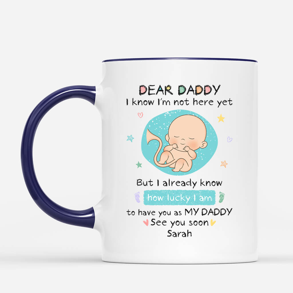 1174MUS2 Personalised Mugs Gifts Scan Love Dad