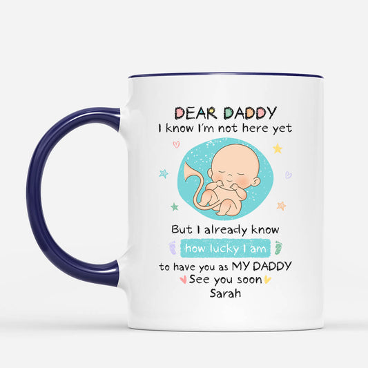 1174MUS2 Personalised Mugs Gifts Scan Love Dad