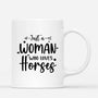 1185MUS3 Personalized Mugs Gifts Girl Horse Lovers Her