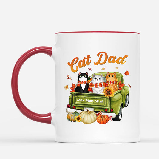 1207MUS2 Personalized Mugs Gifts Fall Season Cat Lovers