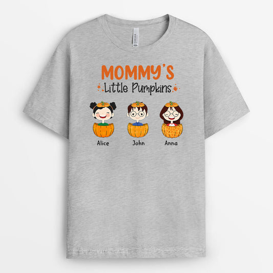 1213AUS2 Personalized T Shirt Gifts Pumpkin Grandma