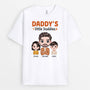 1219AUS1 Personalized T Shirts Gifts Little Buddies Dad
