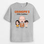 1219AUS2 Personalized T Shirts Gifts Little Buddies Dad